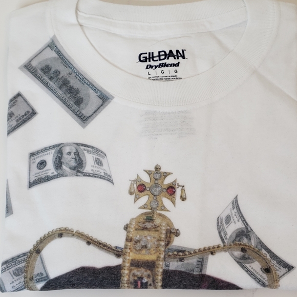 nwt Cat t-shirt Notorious B.I.G Biggie Smalls Hip Hop Rapper Gangster Thug Kitty - Picture 8 of 10